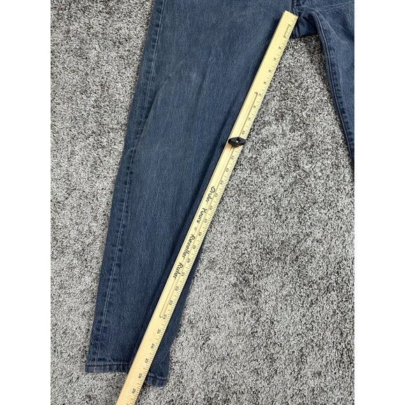 Levi’s 501 Jeans 38x30 Button Fly Gray Black Straight Leg Grunge Y2K Vintage - Picture 2 of 13
